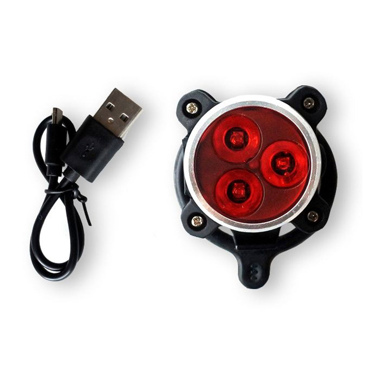 Luce Posteriore USB 3 Led Eleven - Rosso