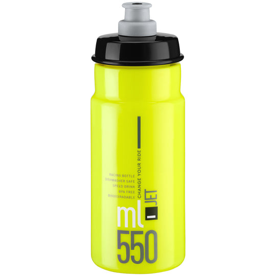 Bidon Elite Jet 550ml - Jaune fluo