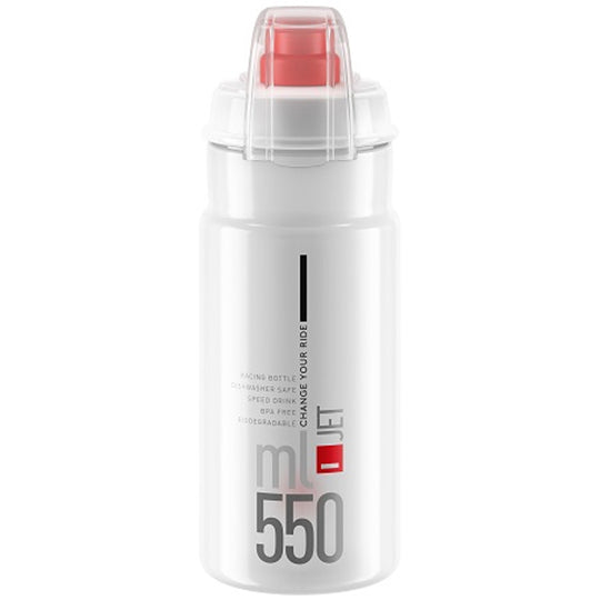 Bidon Elite Jet Plus 550ml - Transparent