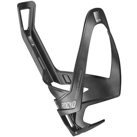 Porte-bidon Elite Rocko Carbon - Noir gris