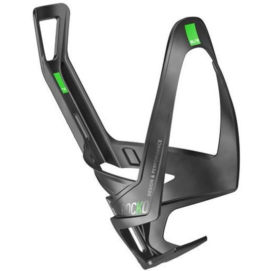 Porte-bidon Elite Rocko Carbon - Noir vert