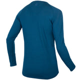 Maglia intima maniche lunghe Endura BaaBaa Blend - Blu - F