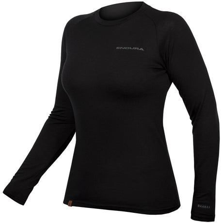 Maglia intima maniche lunghe donna Endura BaaBaa Blend - Nero - P