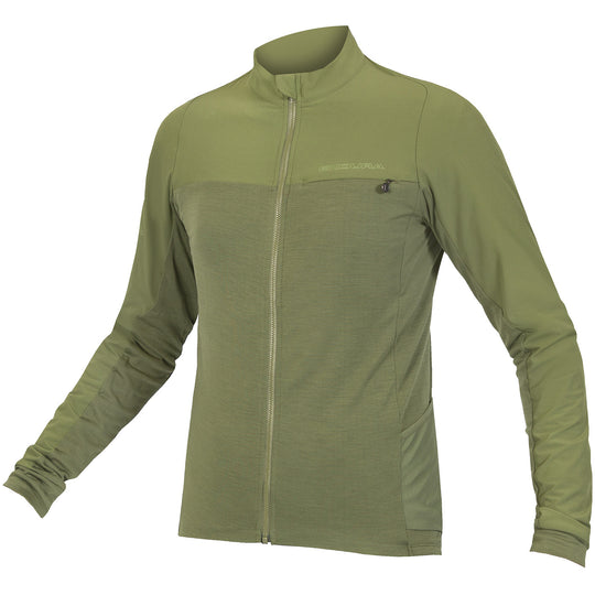 Endura GV500 long sleeves jersey - Green