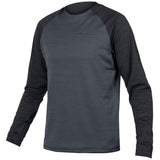 Maglia maniche lunghe Endura Singletrack Fleece - Nero - G