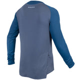 Maglia maniche lunghe Endura Singletrack Fleece - Blu - E