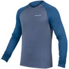 Endura Singletrack Fleece long sleeves jersey - Blue