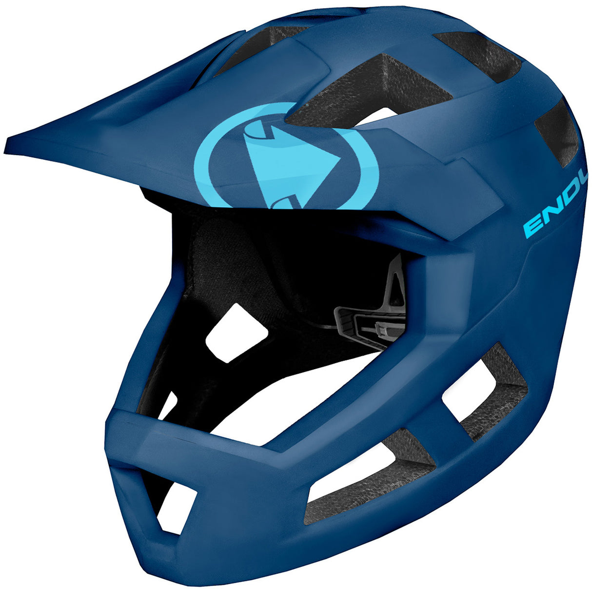 Casco Endura SingleTrack Full Face Mips - Blu - H