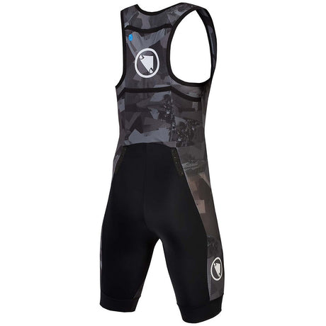 Intimo con bretelle Endura Singletrack Liner 2 - Grigio - N