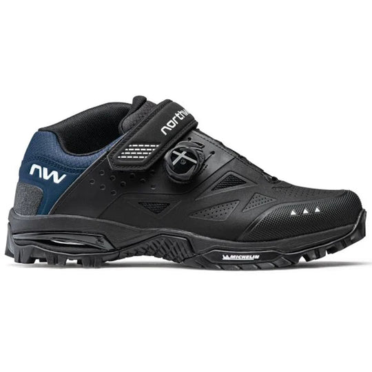 Northwave Enduro Mid 2 MTB Shoes - Black Blue 