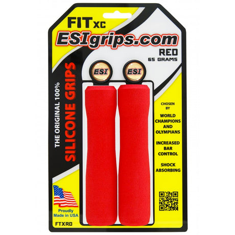 Manopole Esigrips Fit XC - Rosso - C