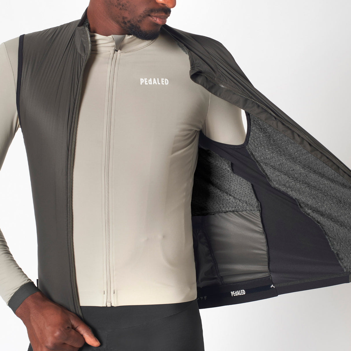 Gilet Pedaled Essential Alpha - Grigio - D