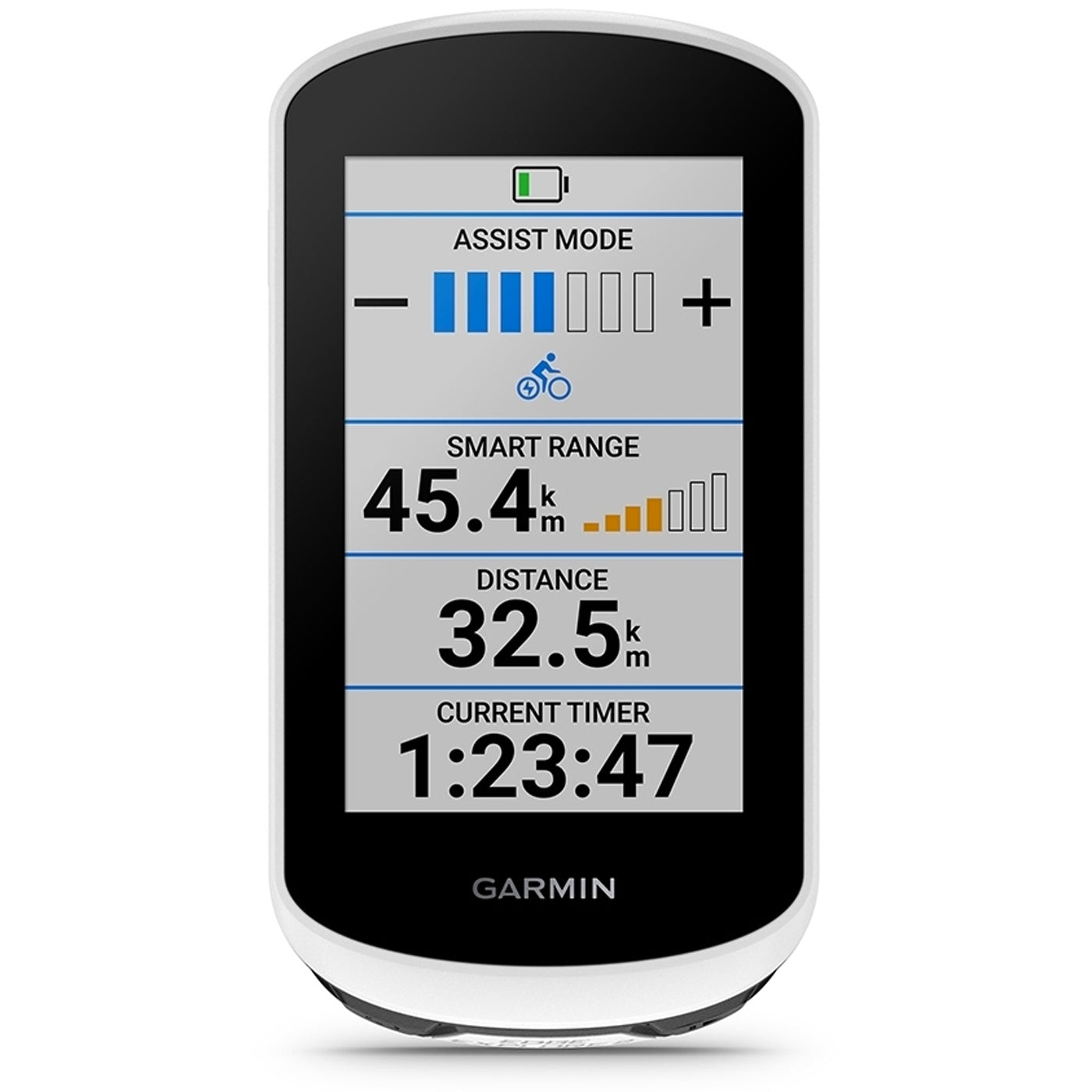 Garmin Edge Explore 2 Power Mount Bundle - White black