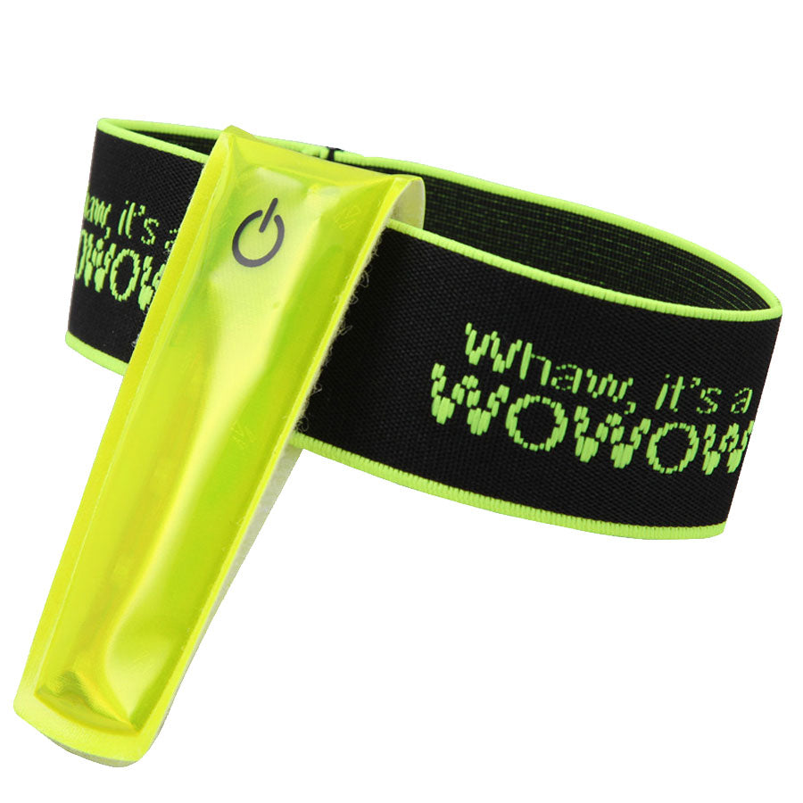 Riflettore con fascia a led rossa Wowow - Giallo