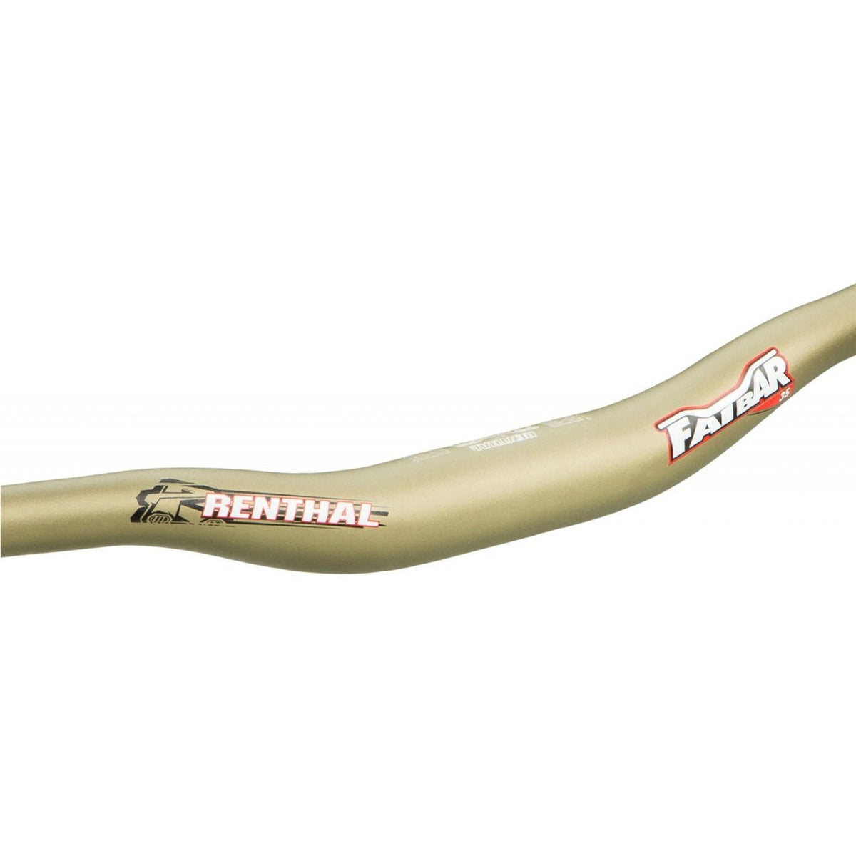 Renthal Fatbar V3 Oro - Manubrio Rialzato 31.8 Mm X 800 Mm - Lega - MTB