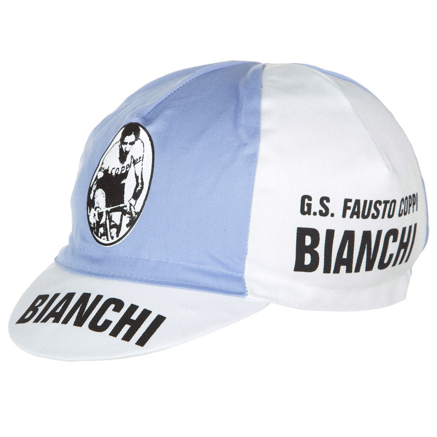 Cappellino Fausto Coppi Bianchi