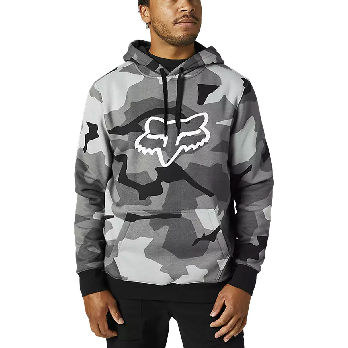 Felpa Fox Legacy Head - Nero camo - E