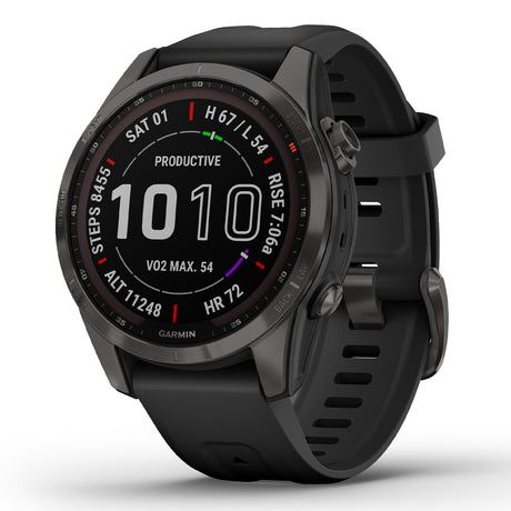Garmin Fenix 7S Sapphire Solar - Nero - D