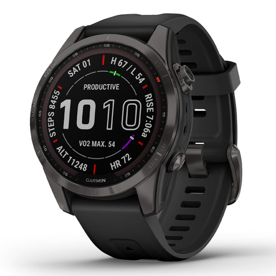 Garmin Fenix 7S Sapphire Solar - Noir