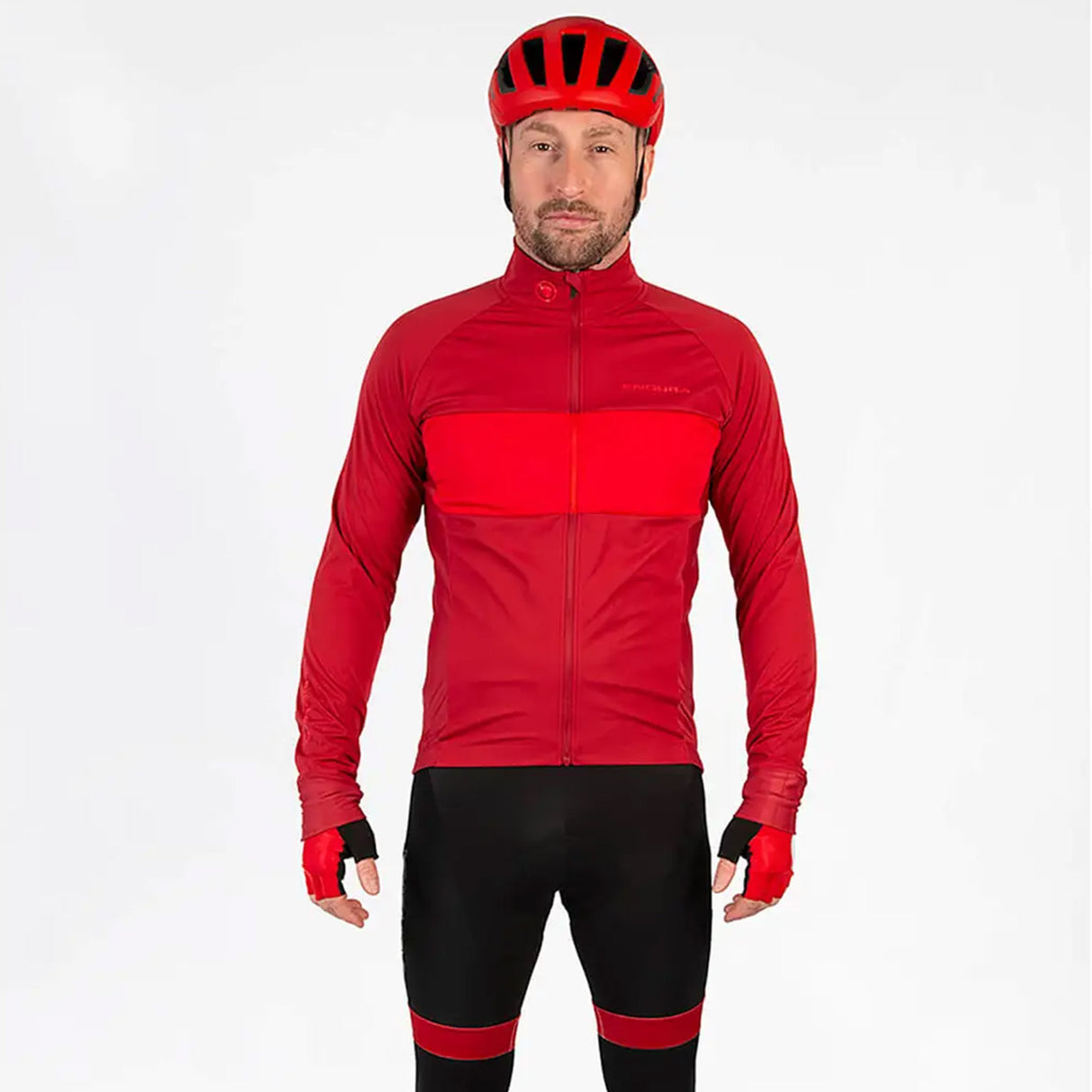 Maglia maniche lunghe Endura FS260-Pro Jetstream - Rosso - E