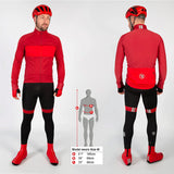 Maglia maniche lunghe Endura FS260-Pro Jetstream - Rosso - H