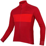 Maglia maniche lunghe Endura FS260-Pro Jetstream - Rosso - C
