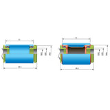 Adattatore FSA pedivelle BB386 per telai Cannondale - A