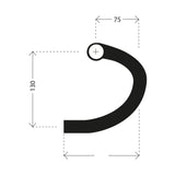 Manubrio Deda Gravel 100 - Nero - M