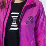 Chaqueta mujer Giro d'Italia impermeable - Rosa