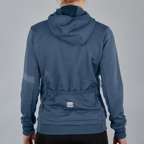Felpa donna Sportful Giara Hoodie - Blu