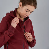 Felpa donna Sportful Giara Hoodie - Bordeaux