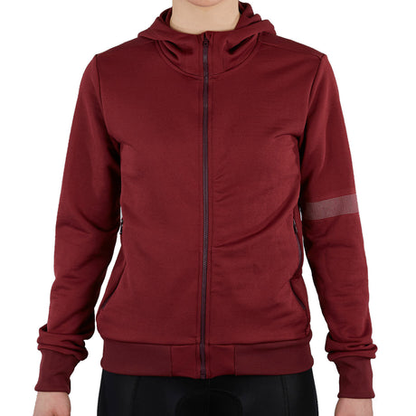 Felpa donna Sportful Giara Hoodie - Bordeaux