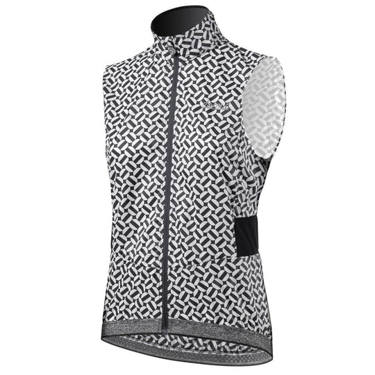 Dotout Tempo woman vest - White black