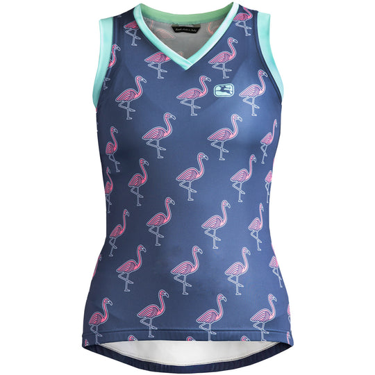 Maglia senza maniche donna Giordana Arts - Flamingo