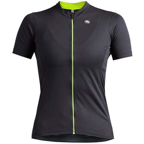 Maglia donna Giordana Fusion - Nero giallo