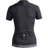 Maglia donna Giordana Fusion - Nero giallo