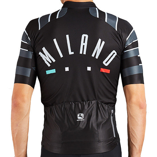 Maglia Giordana Scatto Pro Moda Milano - Nero grigio