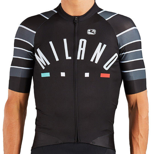Maglia Giordana Scatto Pro Moda Milano - Nero grigio