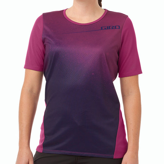 Giro Roust Woman Jersey - Berry Fade
