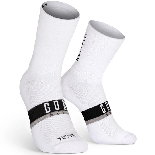 Calcetines Gobik Superb Axis - Blanco