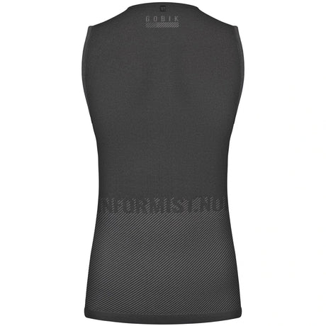 Maglia intima donna senza maniche Gobik Limber Skin Basalt - Nero - H
