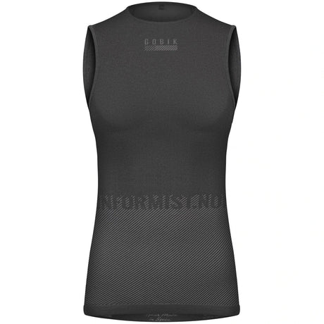Maglia intima donna senza maniche Gobik Limber Skin Basalt - Nero - G