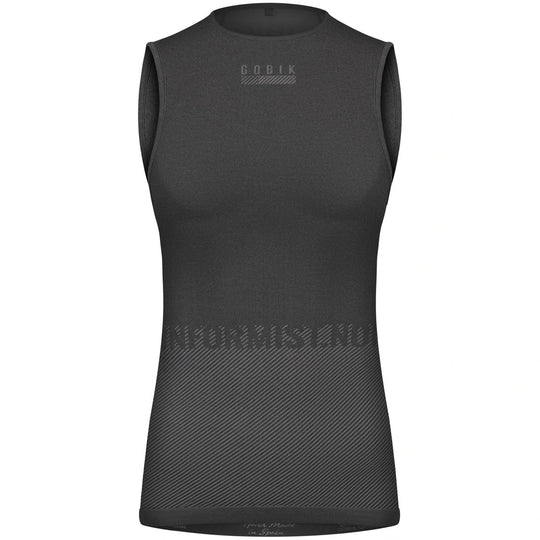 Gobik Limber Skin Basalt women sleeveless base layer - Black