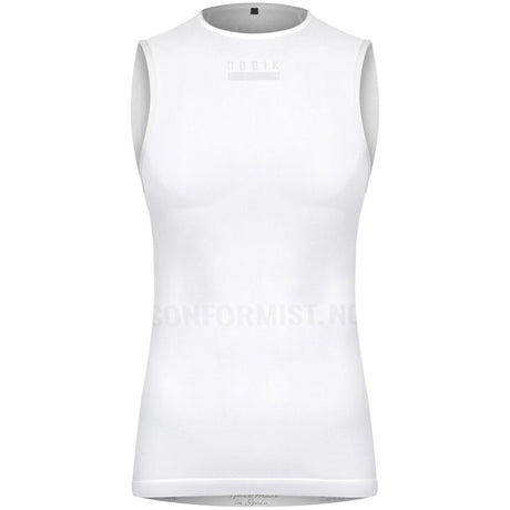 Maglia intima donna senza maniche Gobik Limber Skin Icelandic - Bianco - F