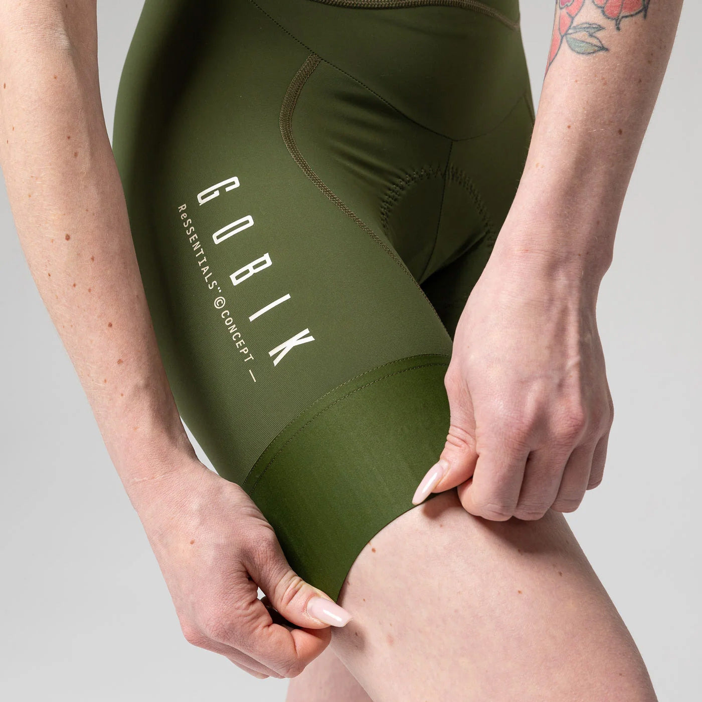 Gobik Matt K9 women bib short Dark green All4cycling