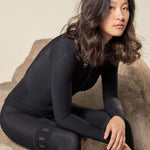 Gobik Pacer Solid long sleeves women jersey - Black