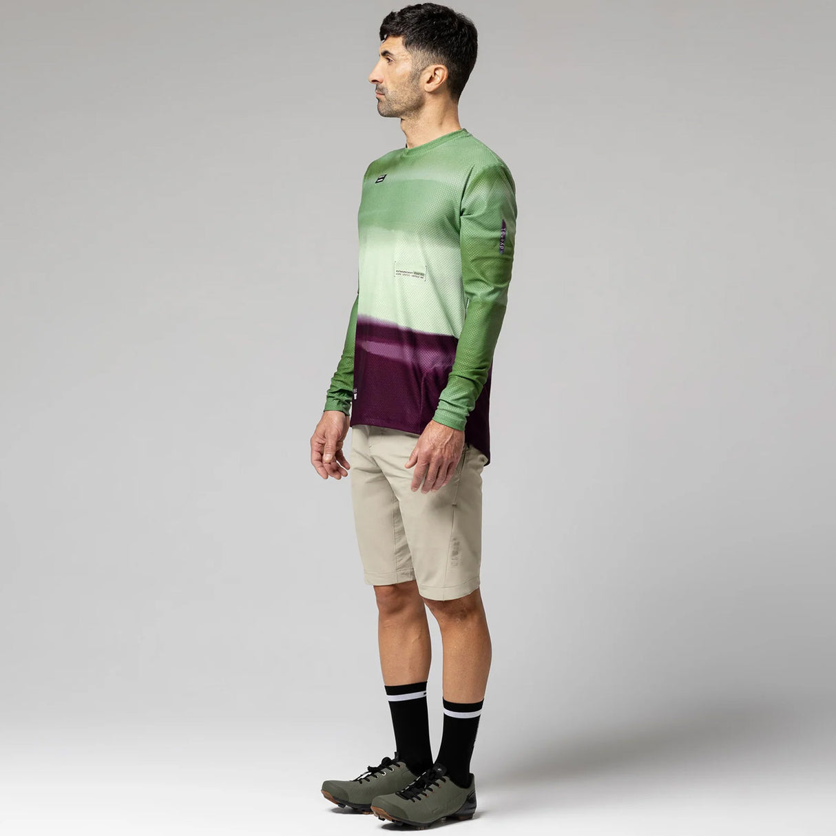 Maglia maniche lunghe Gobik Terrain Jupiter - Verde - B