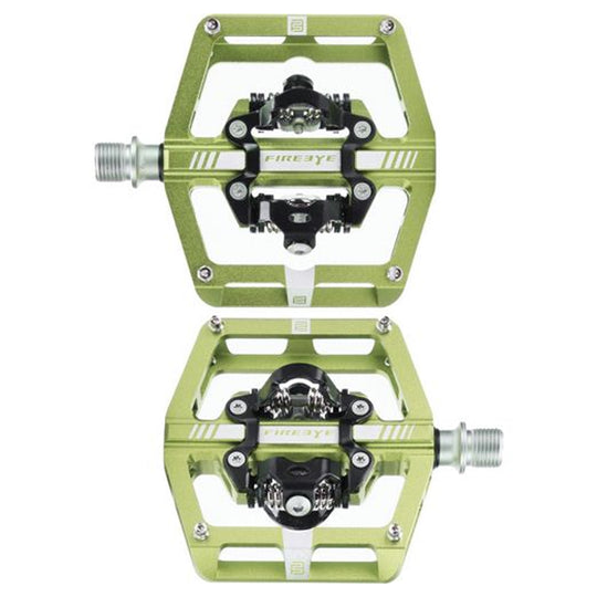 Fireeye Hot Clip M SPD pedals - Green