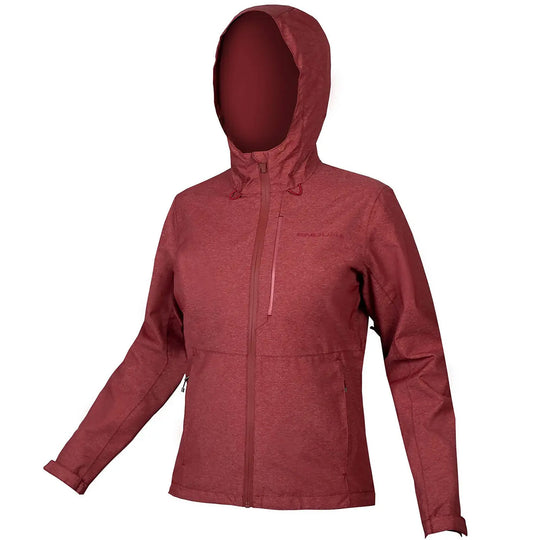 Veste femme Endura Hummvee Waterproof Hooded - Bordeaux