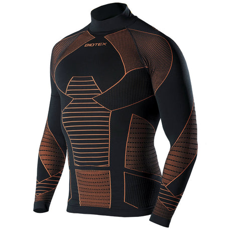Maglia Intima M/L Biotex Lupetto Icebreak - Nero Arancio